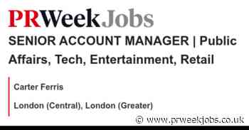 Carter Ferris: SENIOR ACCOUNT MANAGER | Public Affairs, Tech, Entertainment, Retail