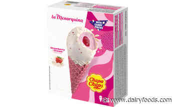 Think pink with Chupa Chups pink ice cream cone
