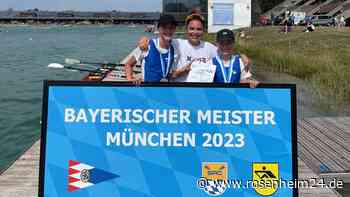 Mannschaft des Waginger Ruderverein erfolgreich auf bayrischer Meisterschaft