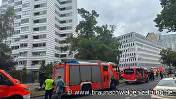 Hochhausbrand in Berlin: Zwei Menschen springen in den Tod