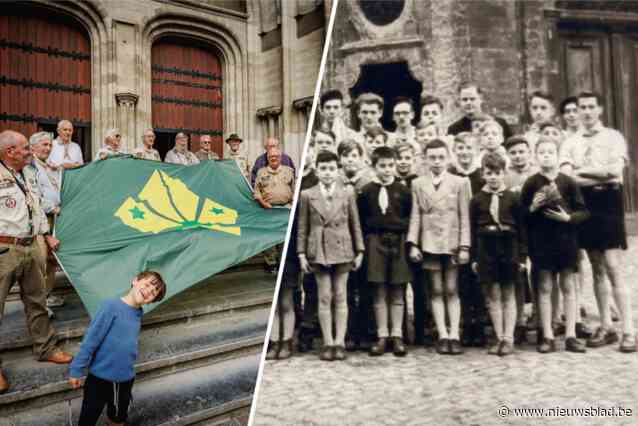 Oud-scouts hijsen vlag op Sint-Rombouts en vieren Pieter Verbruggen: “Vriendschap blijft op onze leeftijd centraal staan”