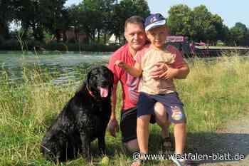 Rieka fährt im „Spezialtaxi“ zum Schwimmen
