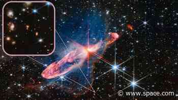James Webb Space Telescope spies giant cosmic question mark in deep space (photo)