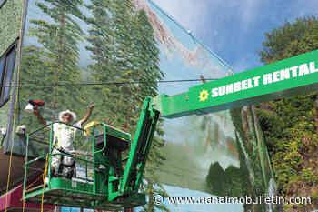 Three-storey mural splashes colour in downtown Nanaimo