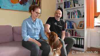 Australian Shepherd Grizzly hilft in Rostock psychisch kranken Patienten