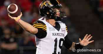 Mitchell injured as Hamilton Tiger-Cats hold on to beat Ottawa Redblacks
