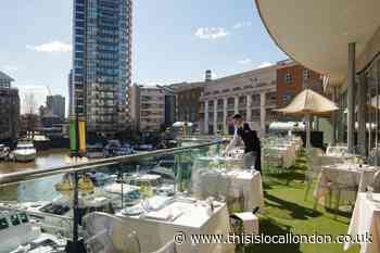 Chelsea Harbour Estiva terrace bar: Gin, jazz and stunning views