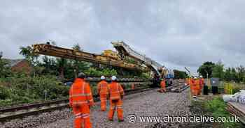 Major track works complete in Ashington as work on Northumberland Line continues