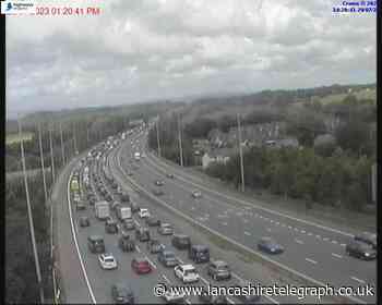 LIVE: Severe delays as pedestrians on M6 cause lane closure