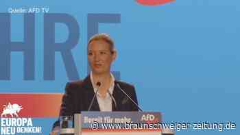 AfD-Versammlung: Weidel will mit Partnern «Festung Europa» bauen