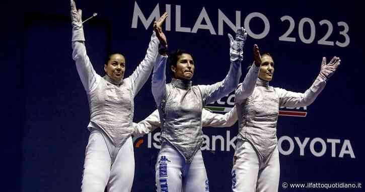 Mondiali di scherma a Milano, la nazionale femminile italiana oro nel fioretto: Francia battuta 45 a 39