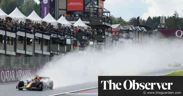 Max Verstappen masters wet track to win Belgian F1 GP sprint race