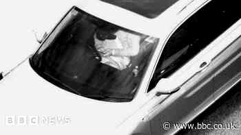 Artificial Intelligence police van detects drivers using mobile phones