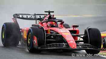 Belgian Grand Prix: Charles Leclerc on pole position after Max Verstappen grid penalty