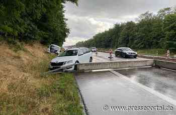 POL-PDLD: Unfall im Baustellenbereich der BAB65
