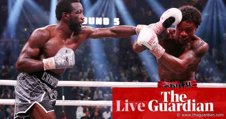 Terence Crawford stops Errol Spence to win undisputed welterweight championship – live reaction