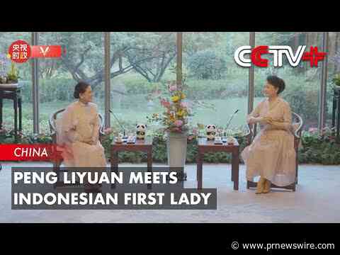 CCTV+: Pcheng Li-jüan přivítala první dámu Indonésie