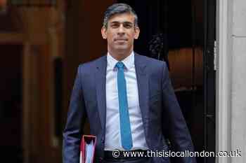 UK Prime Minister Rishi Sunak spotted in Dartford and Sidcup