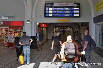 Herford: Anzeigentafel im Bahnhof hat Praxistest bestanden