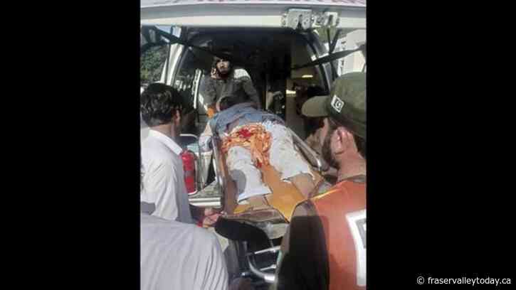 A bomb at a political rally in northwest Pakistan kills 10 people and wounds more than 50