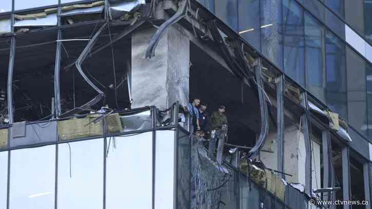 An overnight drone attack on Moscow injures 1 and temporarily closes an airport