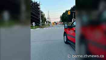 Hydro pole crash closes section of Yonge Street in Elmvale for most of the day