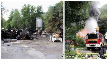 „Ich war in Schockstarre“: Wie Rudolph Distler beim Großbrand in Aschau Schlimmeres verhinderte