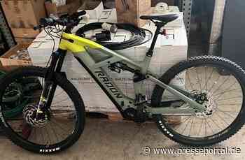 POL-PDNW: Hochwertiges E-Bike entwendet