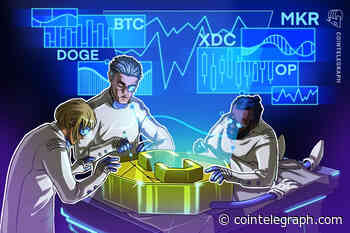 DOGE, MKR, OP and XDC gather strength as Bitcoin price remains range-bound