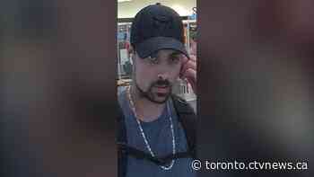 Police release photo of suspect sought in Brampton stabbing