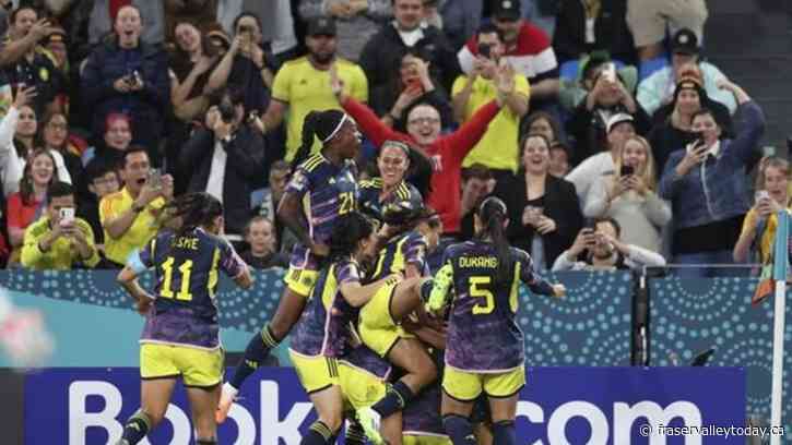 Late Vanegas goal seals Colombia’s 2-1 win over Germany at Women’s World Cup.