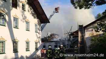 Bauernhof in Oberbayern brennt bis auf Grundmauern nieder – Kripo ermittelt
