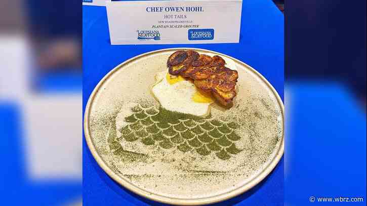 Chef crowned King of Louisiana Seafood Cook-off prepping for Great American Seafood Competition