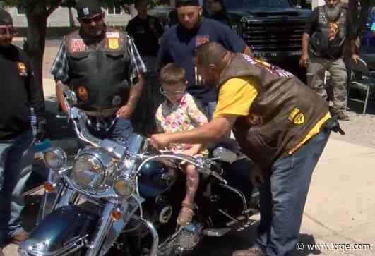 Biker groups, community show support for 6-year-old Belen boy after thieves targeted lemonade stand