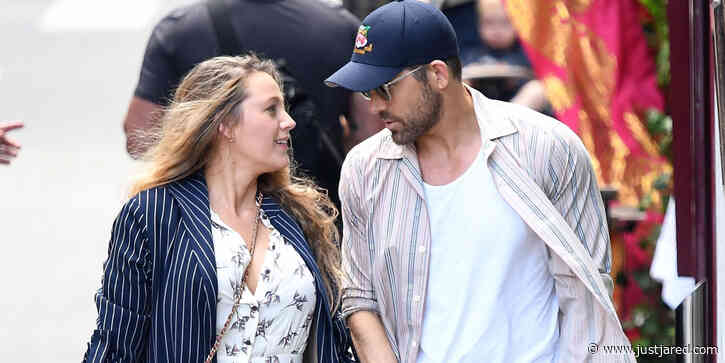 Ryan Reynolds & Blake Lively Hold Hands On Their Way To A Romantic Lunch in Paris