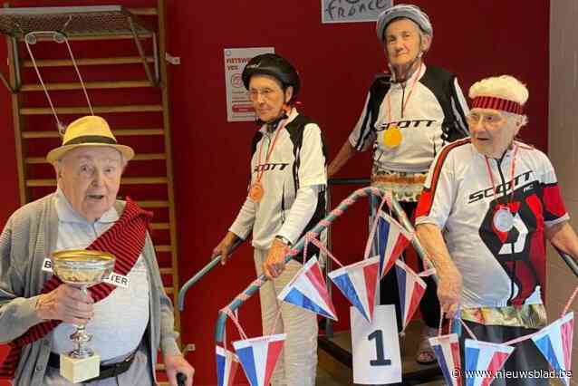 Bewoners Vander Stokken rijden hun eigen Tour de France