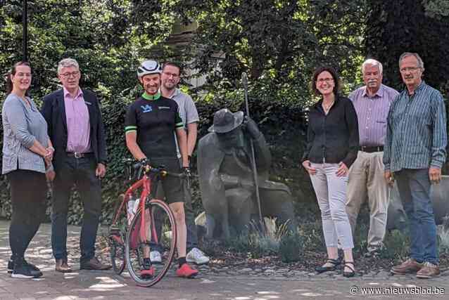 Gino (52) fietst in één ruk naar Duitse partnergemeente: “De terugrit deed ik per trein, tot ik het sporen beu was en toch weer de fiets op sprong”