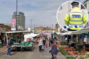 Knives seized in drug raid at Ridley Road Market in Dalston
