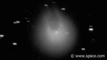 City-size comet headed toward Earth 'grows horns' after massive volcanic eruption