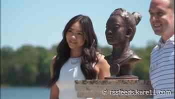 Saint Paul celebrates Sunisa Lee with statue and day in her honor