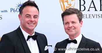 Ant and Dec join Paddy McGuinness for lads holiday as they beam in sun