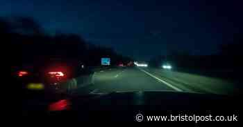 Karma for M5 middle lane hogger caught on camera by police