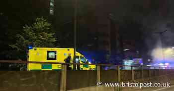 Fire service issues statement after car is engulfed by flames near Cabot Circus