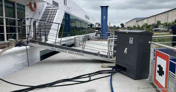 Landstromversorgung für Flusskreuzfahrtschiffe in Bamberg