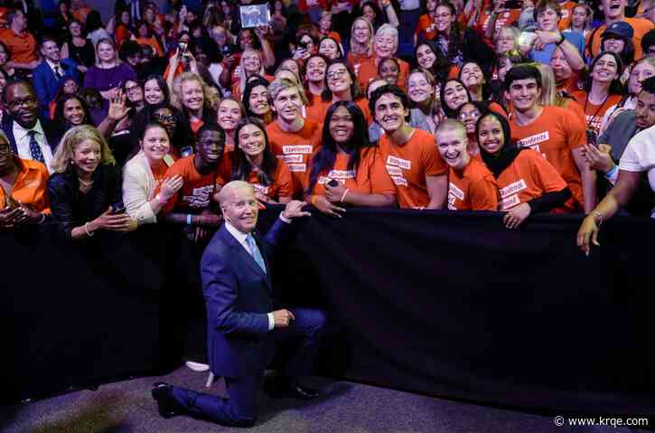 Joe Biden, the oldest sitting president, needs young voters. Will his age matter?