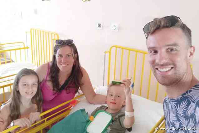 Thibaut (6) keert met ouders terug uit Kroatië na levensbedreigende slangenbeet