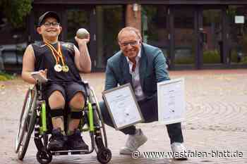 Rödinghausen: Ben Finke holt Goldmedaille in Para-Leichtathletik