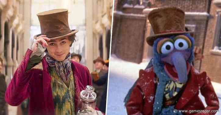 People think Timothee Chalamet's Wonka stole his look from a Muppet