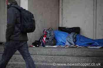 Rough sleepers in London rose by 12 per cent this year