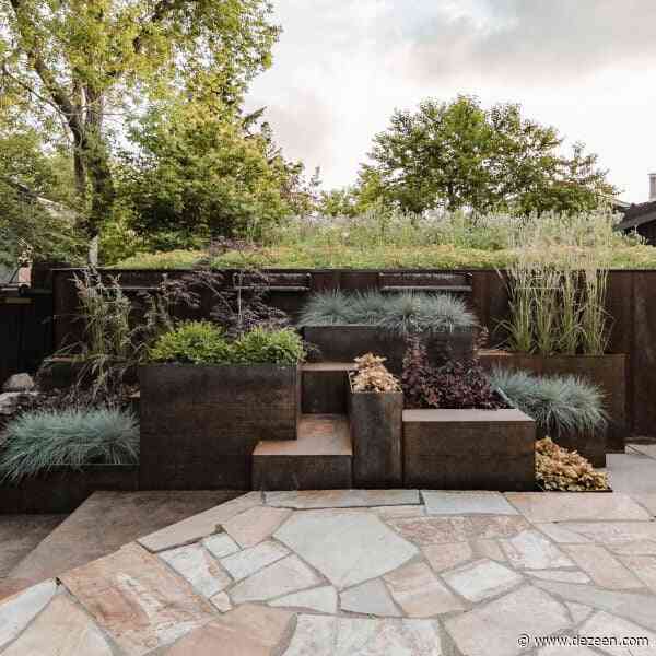 Studio North juxtaposes industrial garage with delicate garden in Calgary